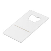 Holzzahnholz Geldbeutel Flaschenöffner (Vorderseite Schrägansicht)