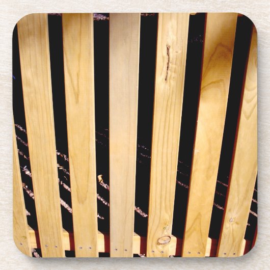 Holzzaun, Getränkeuntersetzer (Vorderseite)