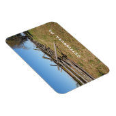 Holzzaun in Gettysburg PA Magnet (Rechte Seite)