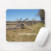 Holzzaun in Gettysburg PA Mousepad (Mit Mouse)