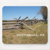Holzzaun in Gettysburg PA Mousepad (Vorne)