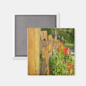 Holzzaun Magnet (Vorderseite/Rückseite)