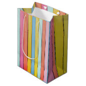 Holzzaun Mittlere Geschenktüte (Vorderseite Schrägansicht)