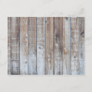 Holzzaun Postkarte