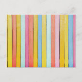 Holzzaun Postkarte (Vorderseite)