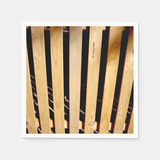 Holzzaun, Serviette (Vorderseite)