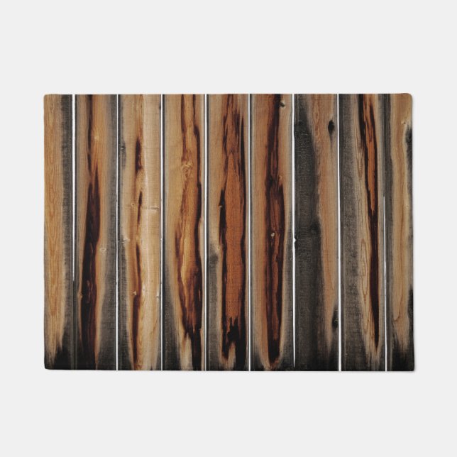 Holzzaun Textur Cool einzigartig Fußmatte (Vorderseite)