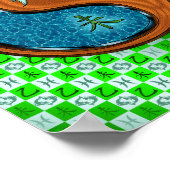 Holzziege Poster (Ecke)