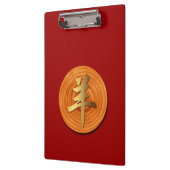 Holzziege Ram Chinese Year Zodiac Birthday ClipB Klemmbrett (Links)