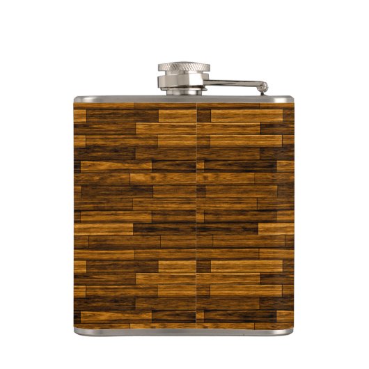 Holzziegeln Textur Flachmann (Rückseite)