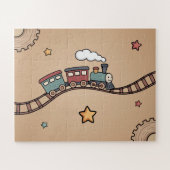 Holzzug Puzzle (Horizontal)