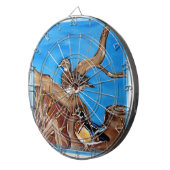 HOLZZÜGE DARTSCHEIBE (Vorderseite rechts)