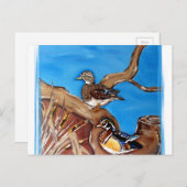 HOLZZÜGE POSTKARTE (Vorne/Hinten)