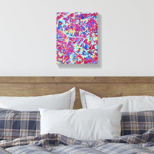 Homage à Pollock 1, lebhafte Tropfen Art Leinwand (Insitu (Schlafzimmer))