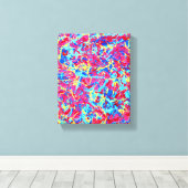 Homage à Pollock 1, lebhafte Tropfen Art Leinwand (Insitu (Holzboden))