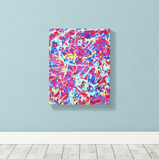 Homage à Pollock 1, lebhafte Tropfen Art Leinwand (Insitu (Holzboden))