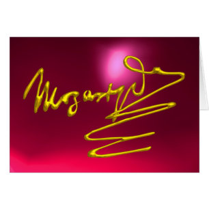 HOMAGE AN MOZART, Rot Pink Rubin