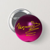 HOMAGE NACH MOZART, rosa Amethyste Button (Vorne & Hinten)