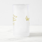 HOMAGE TO MOZART / 3D-GOLD-SIGNATUR DES COMPOSERS MATTGLAS BIERGLAS (Mittel)