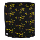HOMAGE TO MOZART 3D Gold Signature Composer Black Rucksack (Abnehmbare Front)