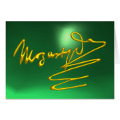 HOMAGE TO MOZART Gold Signature of Composer Green (Vorderseite (Horizontal))