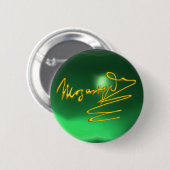 HOMAGE TO MOZART Gold Signature of Composer Green Button (Vorne & Hinten)