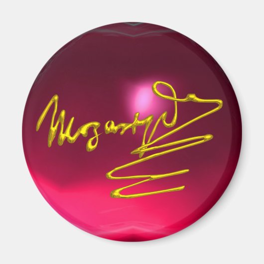 HOMAL BIS MOZART, rosa Ruby Magnet (Vorne)