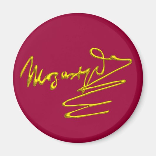 HOMAL BIS MOZART, rot Magnet (Vorne)