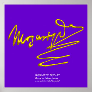 HOMAL NACH MOZART POSTER