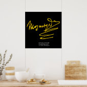 HOMAL NACH MOZART POSTER (Küche)