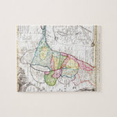 Homann Erbkarte 1750 von Israel Palästina heilig Puzzle (Horizontal)