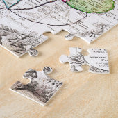 Homann Erbkarte 1750 von Israel Palästina heilig Puzzle (Seite)