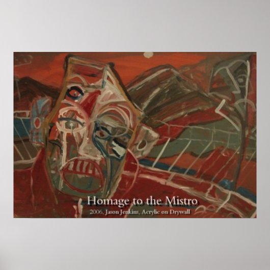 HOMAT ZUM MISTRO POSTER (Vorne)