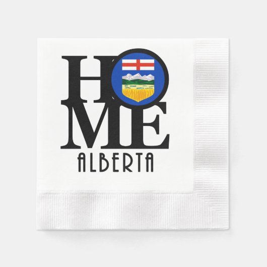 HOME Alberta Canada Serviette (Vorderseite)