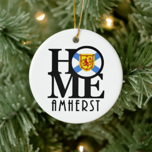 HOME Amherst NS Keramik Ornament
