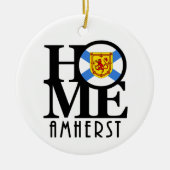 HOME Amherst NS Keramik Ornament (Vorne)