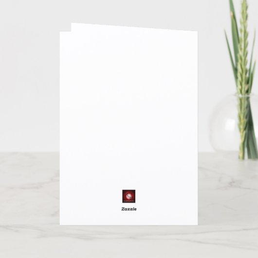 Home Anniversary Realtor Blue House and Dog Custom Karte (Rückseite)