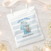 Home-Bäckerei Blaue Blumen-Mixer Geschenktütchen (Ausgeschnitten)