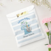 Home-Bäckerei Blaue Blumen-Mixer Geschenktütchen (Versiegelt)