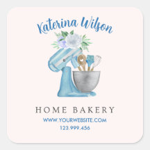 Home-Bäckerei Blue Flower Mixer
