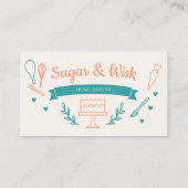 Home Bakery Baker Visitenkarte (Rückseite)