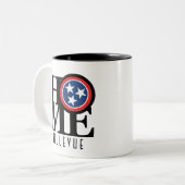 HOME Bellevue Tennessee 11oz Zweifarbige Tasse (Vorderseite Links)
