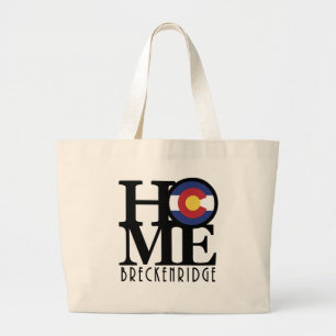 HOME Breckenridge Colorado Jumbo Stoffbeutel