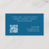 Home Caregiver Visitenkarte (Rückseite)