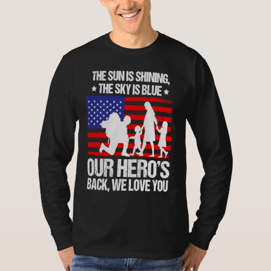 Home Coming Veteran Poem Soldier Appreciation Fami T-Shirt (Vorderseite)