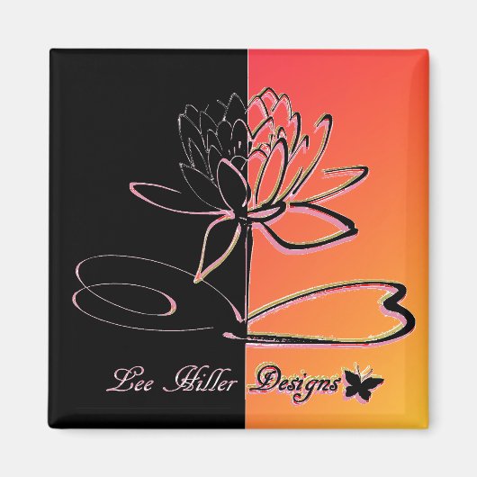 Home Decor Accents Sunrise Coral Magnet (Vorne)