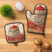 Home Decor, Küchenhelfer, Topflappen und Handschuh Ofenhandschuh & Topflappen-Set (Oben Unten)