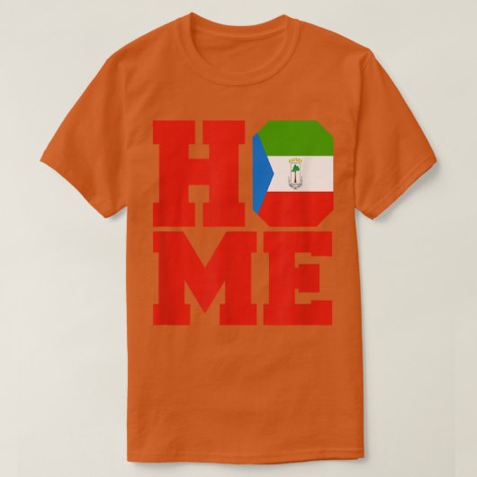 HOME Ecuadorial Guinea T-Shirt (Design vorne)