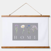 HOME Florale Wandkunst – Botanischer typografische (Vorne)