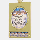 'Home for the Holidays' Banner Ornament (Links)